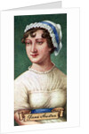 Jane Austen, taken from a series of cigarette cards by Anonymous