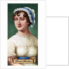 Jane Austen, taken from a series of cigarette cards by Anonymous