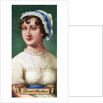 Jane Austen, taken from a series of cigarette cards by Anonymous