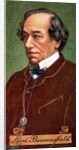 Benjamin Disraeli, Earl of Beaconsfield, taken from a series of cigarette cards by Anonymous