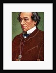 Benjamin Disraeli, Earl of Beaconsfield, taken from a series of cigarette cards by Anonymous