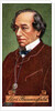 Benjamin Disraeli, Earl of Beaconsfield, taken from a series of cigarette cards by Anonymous