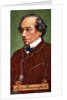 Benjamin Disraeli, Earl of Beaconsfield, taken from a series of cigarette cards by Anonymous