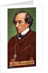 Benjamin Disraeli, Earl of Beaconsfield, taken from a series of cigarette cards by Anonymous