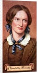 Charlotte Bronte, taken from a series of cigarette cards by Anonymous