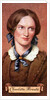 Charlotte Bronte, taken from a series of cigarette cards by Anonymous