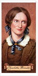 Charlotte Bronte, taken from a series of cigarette cards by Anonymous