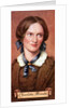 Charlotte Bronte, taken from a series of cigarette cards by Anonymous