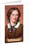 Charlotte Bronte, taken from a series of cigarette cards by Anonymous