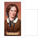 Charlotte Bronte, taken from a series of cigarette cards by Anonymous
