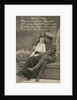 Romantic postcard featuring a soldier and his sweetheart, c1914-18 by Anonymous