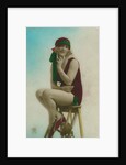 Postcard of a swimmer by Anonymous