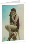 Postcard of a swimmer by Anonymous