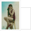 Postcard of a swimmer by Anonymous