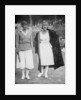 Mrs Mallory (left) and Suzanne Lenglen before their famous first final at the 'new' Wimbledon by Tropical Press