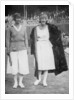 Mrs Mallory (left) and Suzanne Lenglen before their famous first final at the 'new' Wimbledon by Tropical Press