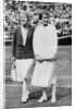 Suzanne Lenglen (left) and Elizabeth Ryan before their last singles match at Wimbledon by Anonymous