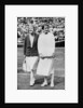 Suzanne Lenglen (left) and Elizabeth Ryan before their last singles match at Wimbledon by Anonymous