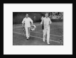 The Duke of York and his doubles partner Wing Commander Sir Louis Greig, Wimbledon 1926 by London News Agency