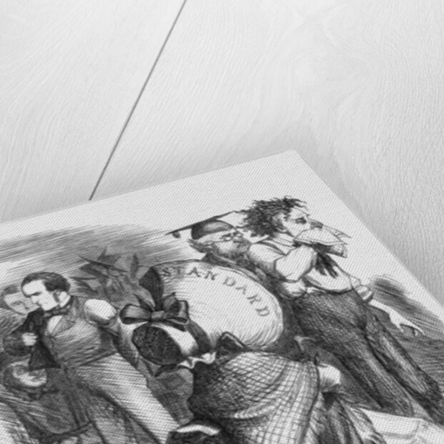 The Fight at St. Stephen's Academy by John Tenniel