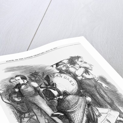 The Fight at St. Stephen's Academy by John Tenniel