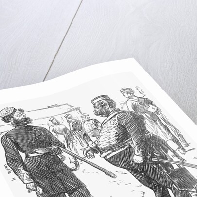 Banting in the Yeomanry by Charles Samuel Keene