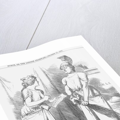 Neighbours In Council by John Tenniel