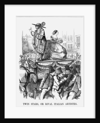 Twin Stars, or Rival Italian Artistes by Anonymous