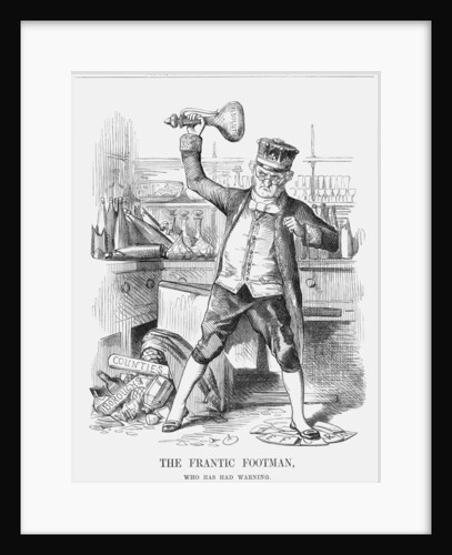 The Frantic Footman, who has had Warning by Anonymous