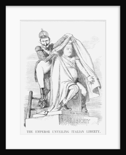 The Emperor unveiling Italian Liberty by Anonymous