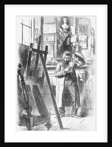 A bohemian artist in his studio by Anonymous
