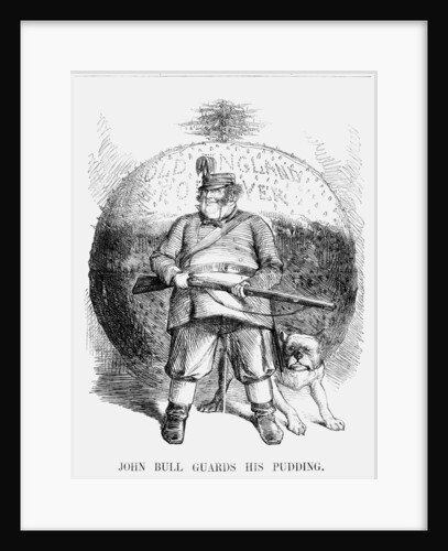 John Bull guards his Pudding by Anonymous