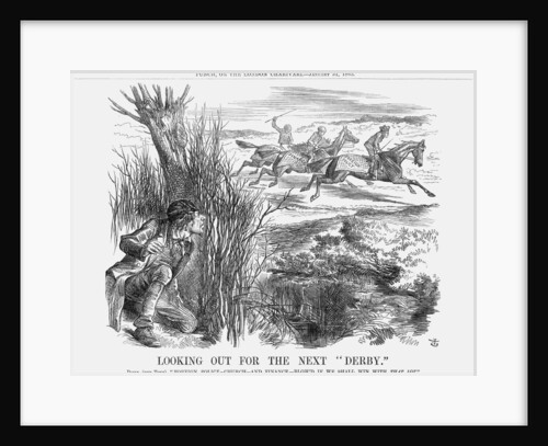 Looking  Out for The Next Derby by John Tenniel