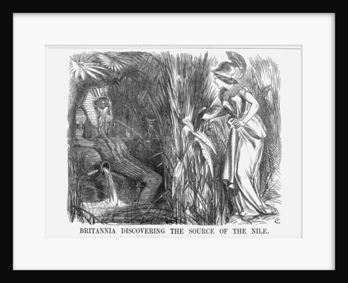 Britannia Discovering The Source of The Nile by John Tenniel
