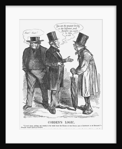 Cobden's Logic by John Tenniel