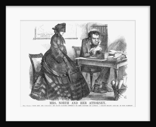 Mrs. North and Her Attorney by John Tenniel