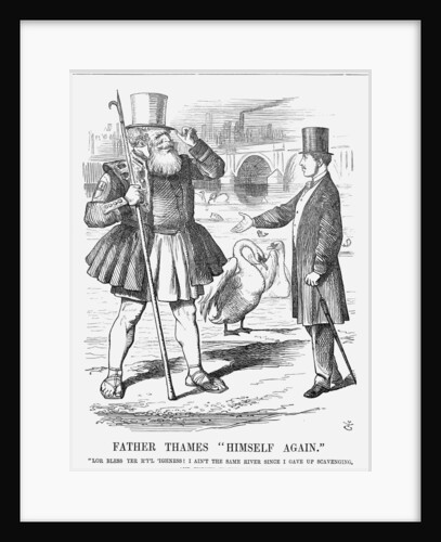 Father Thames Himself Again by John Tenniel