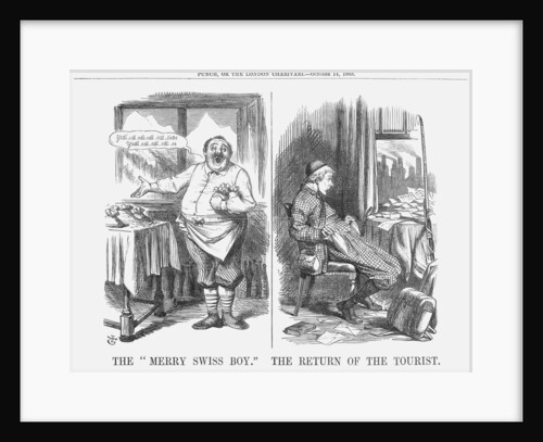 The Merry Swiss Boy The Return of the Tourist by John Tenniel