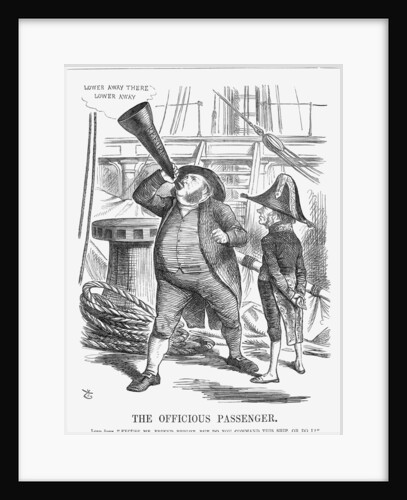 The Officious Passenger by John Tenniel