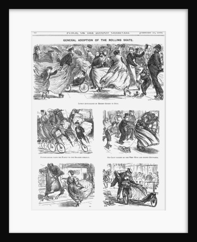 General Adoption of the Rolling Skate by George du Maurier