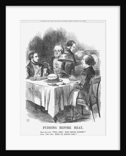 Pudding before Meat by John Tenniel