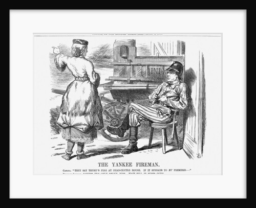 The Yankee Fireman by John Tenniel