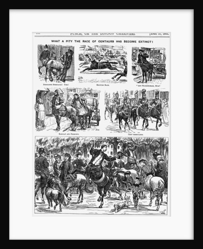 What a Pity the Race of Centaurs has become Extinct! by George du Maurier