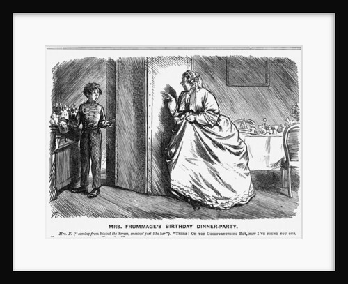 Mrs. Frummage's Birthday Dinner-Party by Charles Samuel Keene
