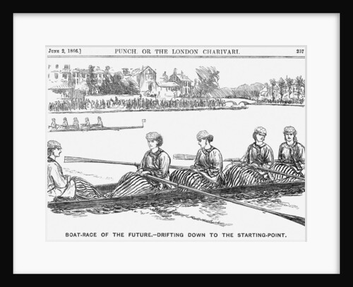Boat-Race of the Future - Drifiting Down to the Starting Point by Anonymous