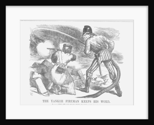 The Yankee Fireman keeps his Word by John Tenniel