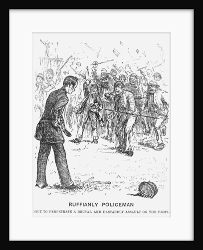 Ruffianly Policeman by Anonymous