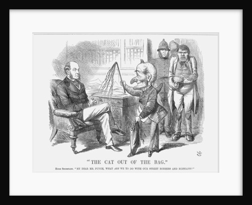 The Cat out of The Bag by John Tenniel