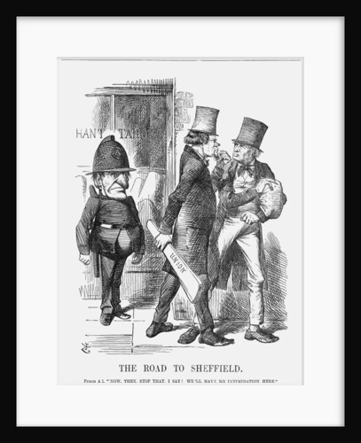 The Road to Sheffield by John Tenniel