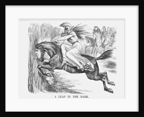 A Leap in the Dark by John Tenniel